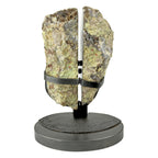Agate Geode Agua Nuvea Pair on Custom Swivel Stand