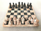 Chess Set Hand Carved Mexican Onyx Stone - Small 7.5