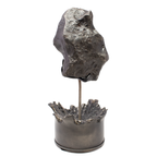 Meteorite Campo de Cielo on Custom Rotating Stand