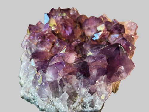 Amethyst Crystal Cluster with Multiple Perfect Points