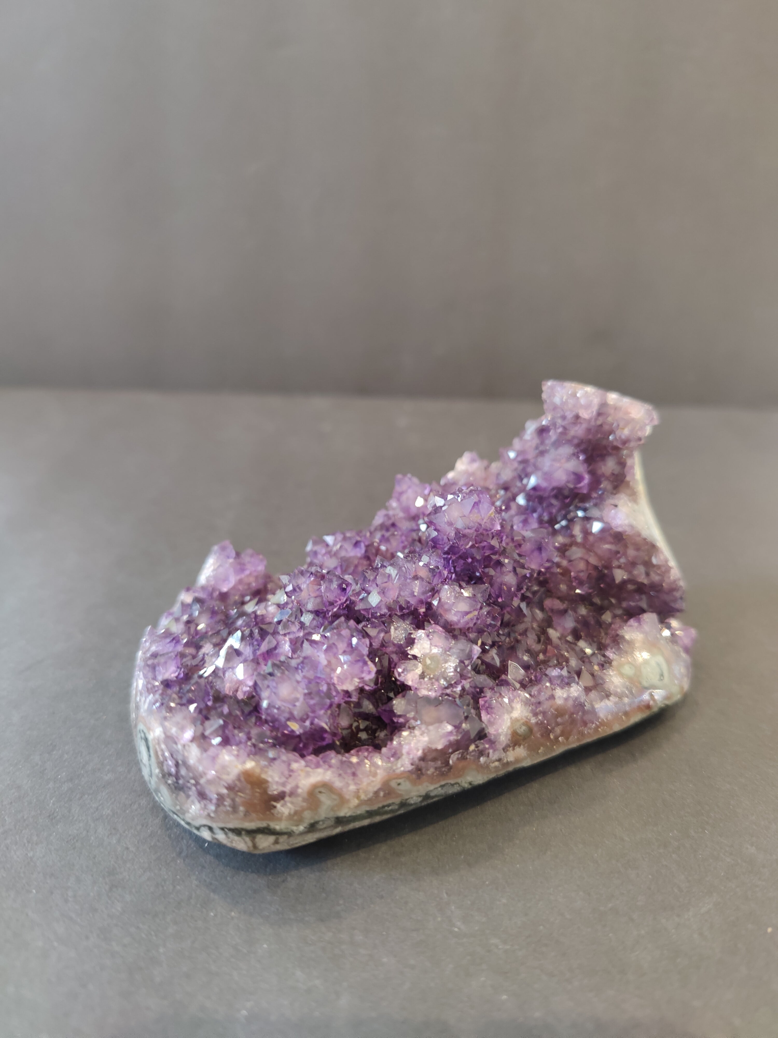 Amethyst Geode with Stalactite Formation