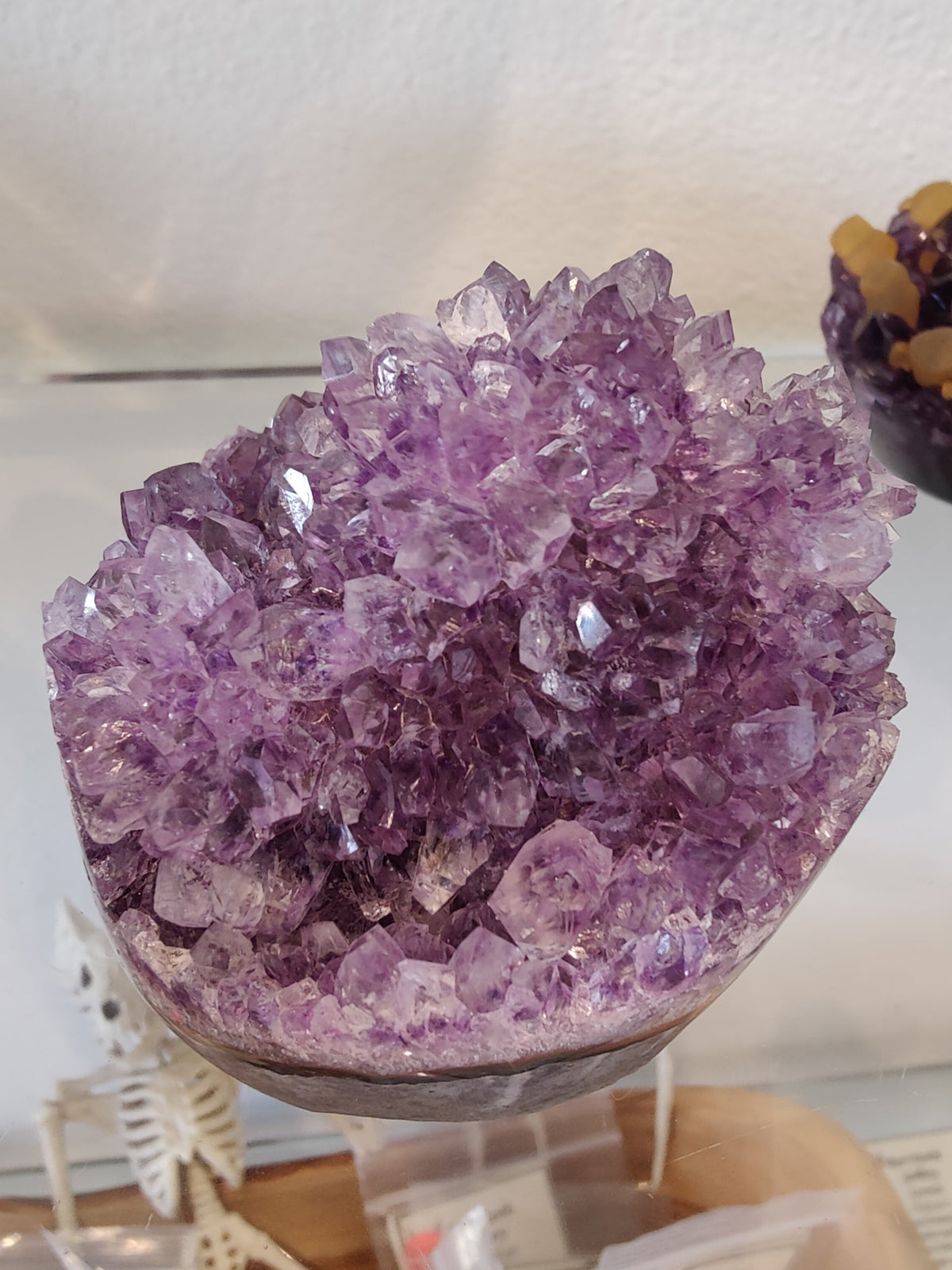 Amethyst "Flower" Formation Geode Sculpture