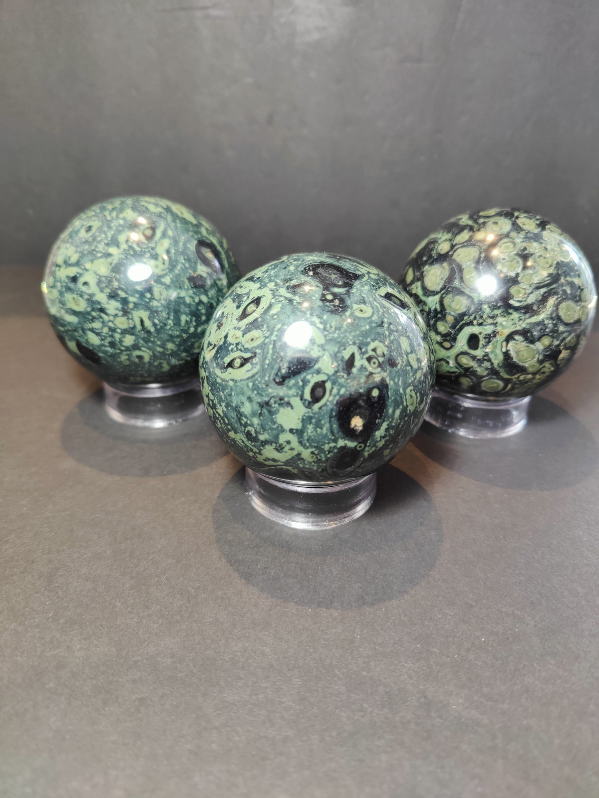Jasper Sphere Polished Kambaba Sculpture