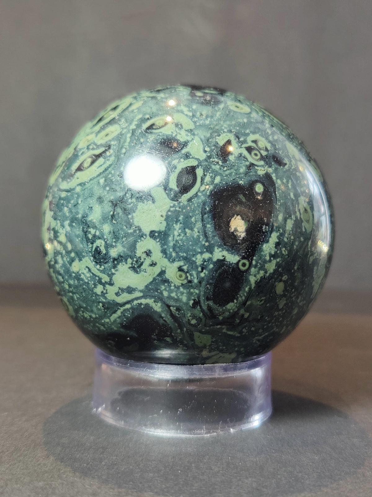Jasper Sphere Polished Kambaba Sculpture
