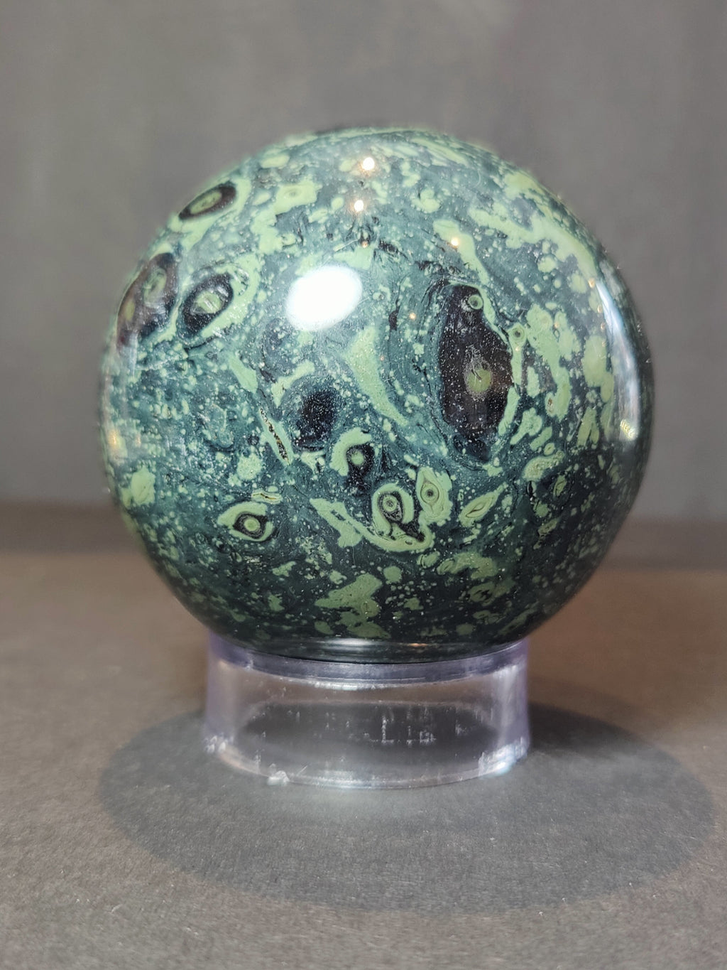 Jasper Sphere Polished Kambaba Sculpture