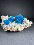 Cavansite with Stilbite on Matrix