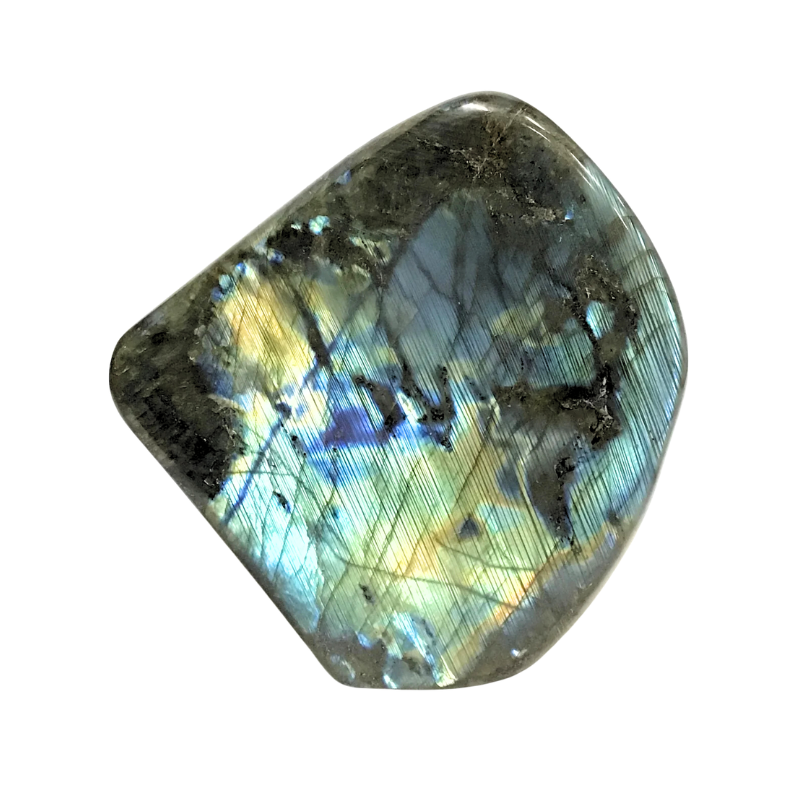 Labradorite Freeform Polished with Cut Base 6.75"