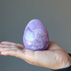 Amethyst Egg Believe in Miracles Purple Stone