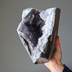 Amethyst Geode Blue Chalcedony Spiritual Meditation Crystal