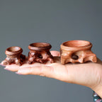 Display Stand Pastoral Wood for Ball Egg and Stones