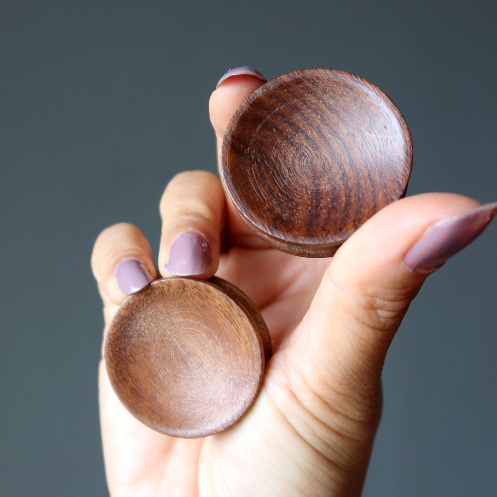 Display Stand Rosewood for Ball Egg and Stones