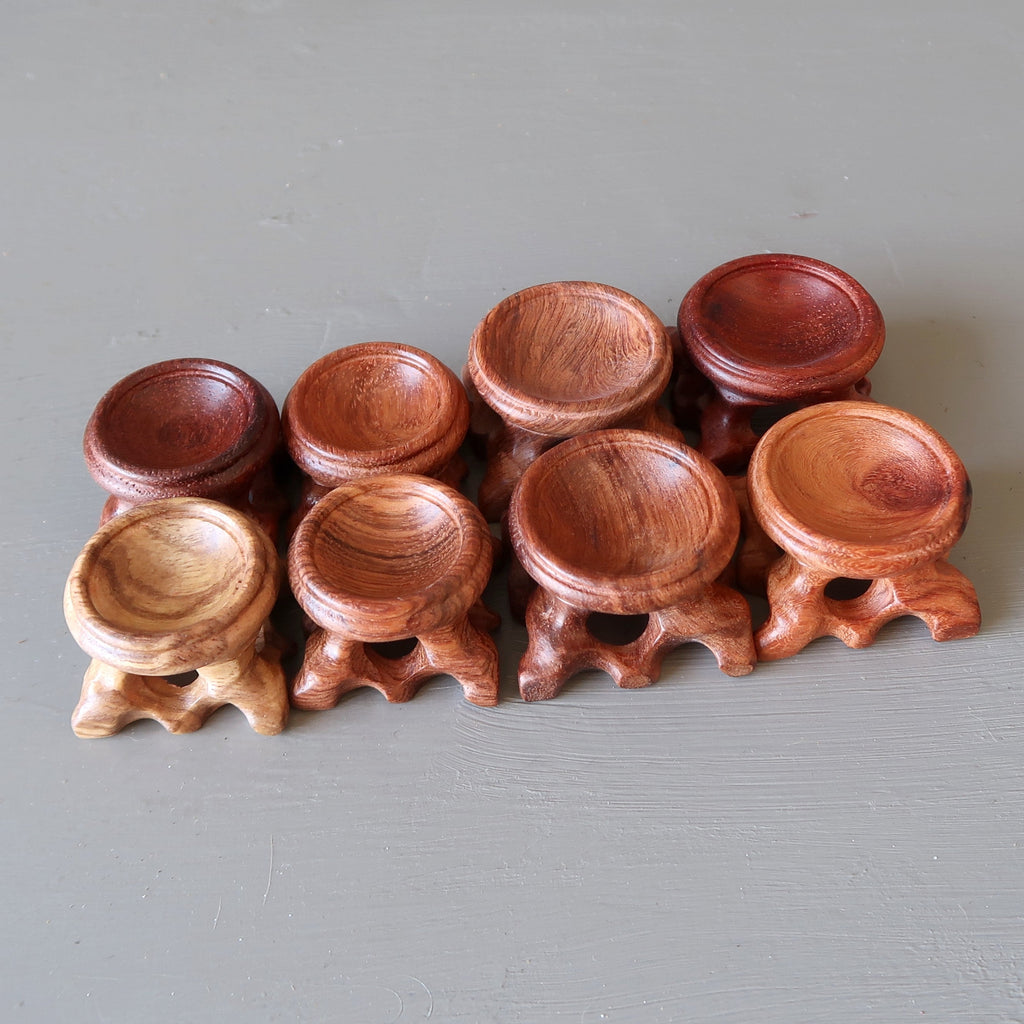 Display Stand Pastoral Wood for Ball Egg and Stones