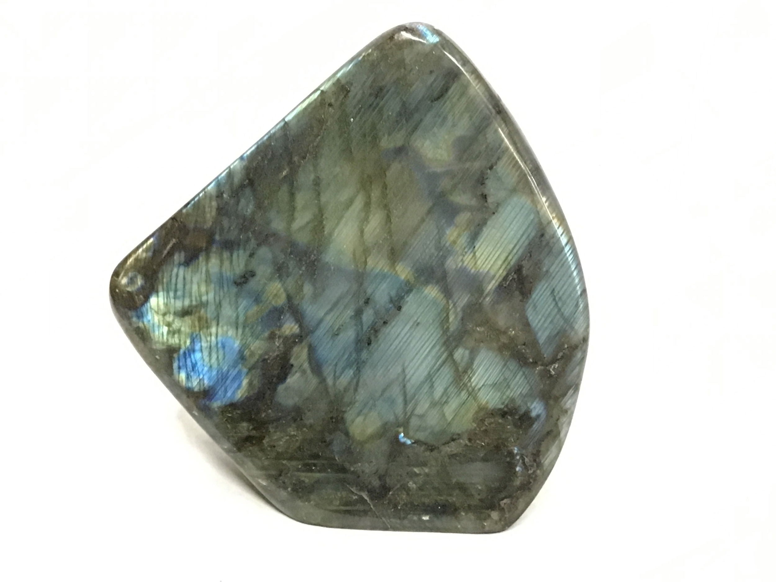 Labradorite Freeform Polished with Cut Base 6" from Madagascar