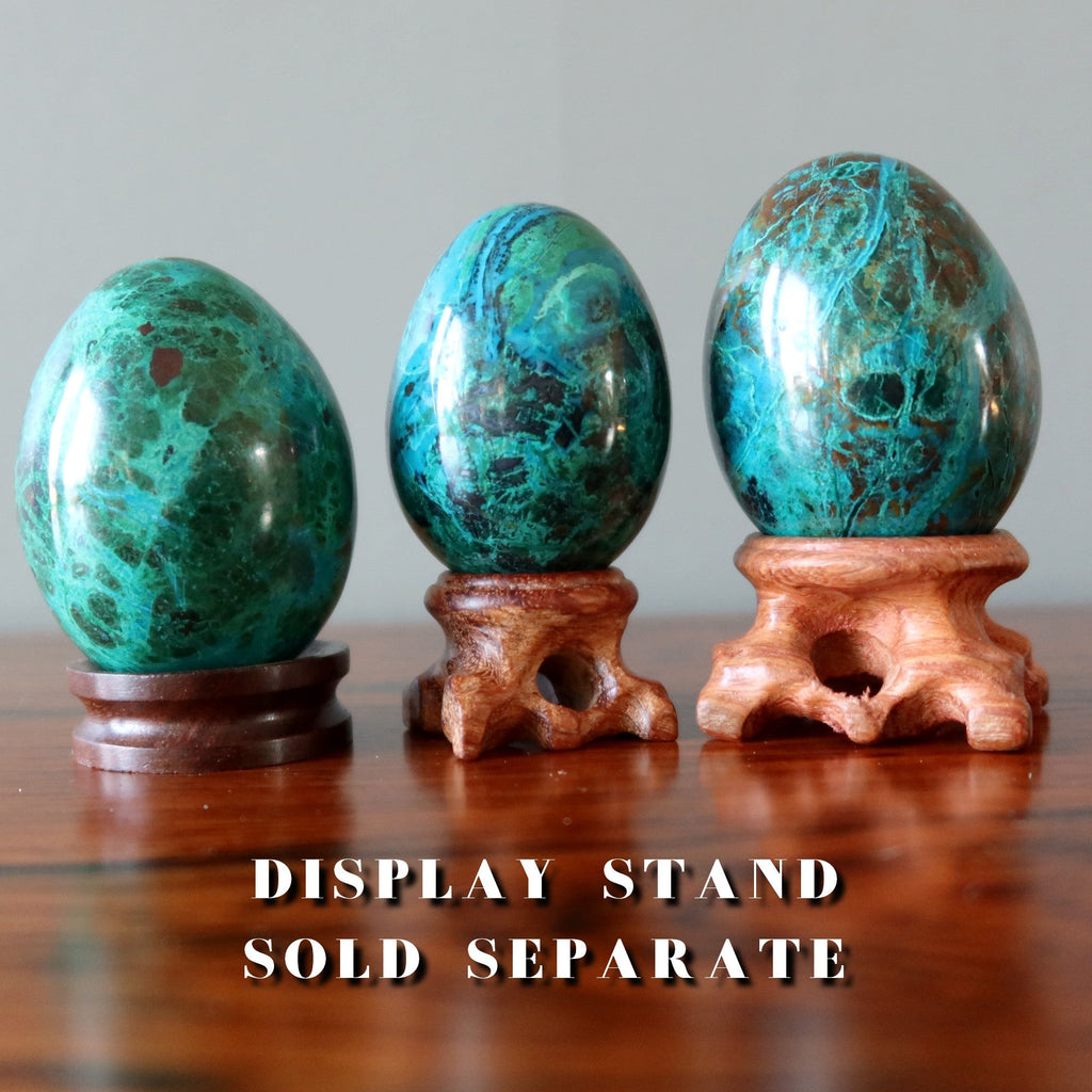 Chrysocolla Egg Blue Green Luxury Gemstone