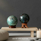 Chrysocolla Sphere Earth Connection Crystal Ball