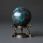 Chrysocolla Sphere Earth Connection Crystal Ball