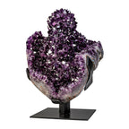 Amethyst Crystal A+ Stalactite Specimen on Custom Fitted Stand