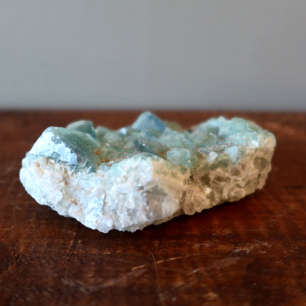 Fluorite Cluster Green Genius Crystal Cubes