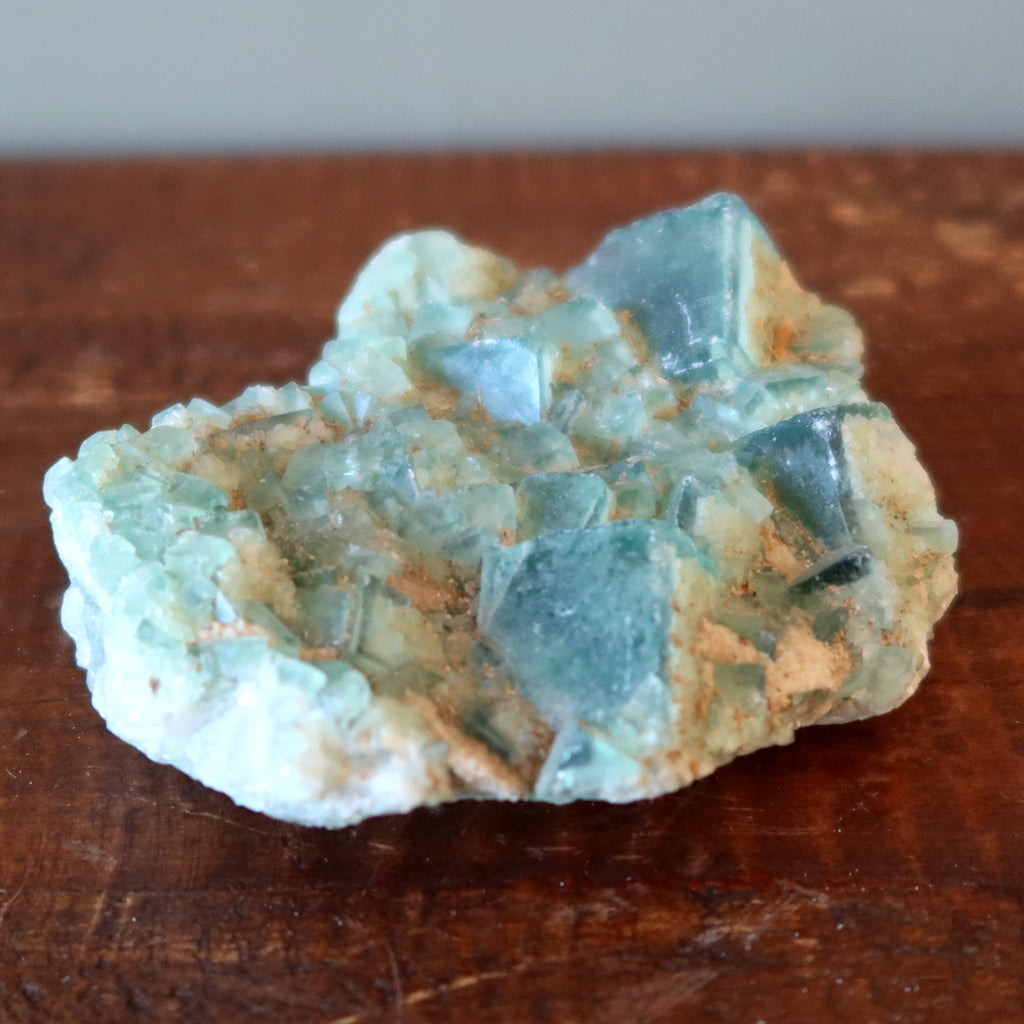 Fluorite Cluster Green Genius Crystal Cubes