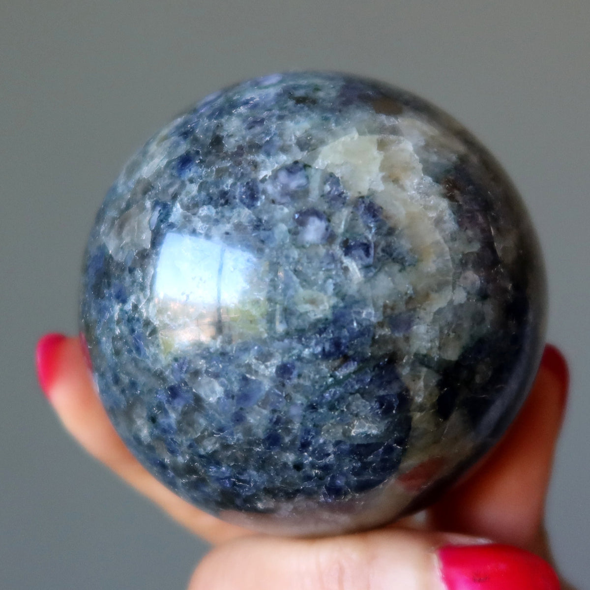 Iolite Blue Crystal Ball