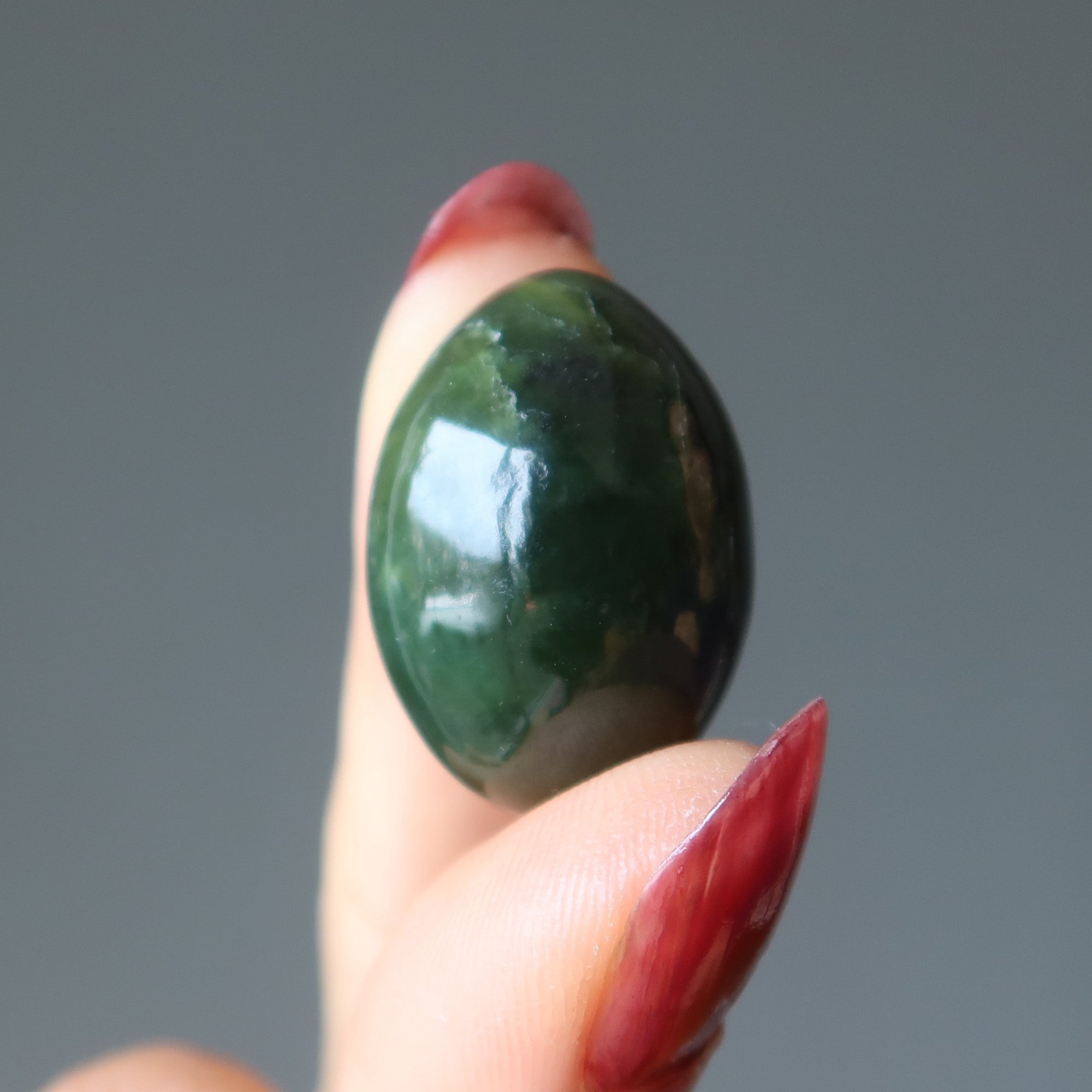 Jade Egg Green Nephrite Gemstone