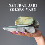 Jade Polished Raw Crystal Green Jadeite