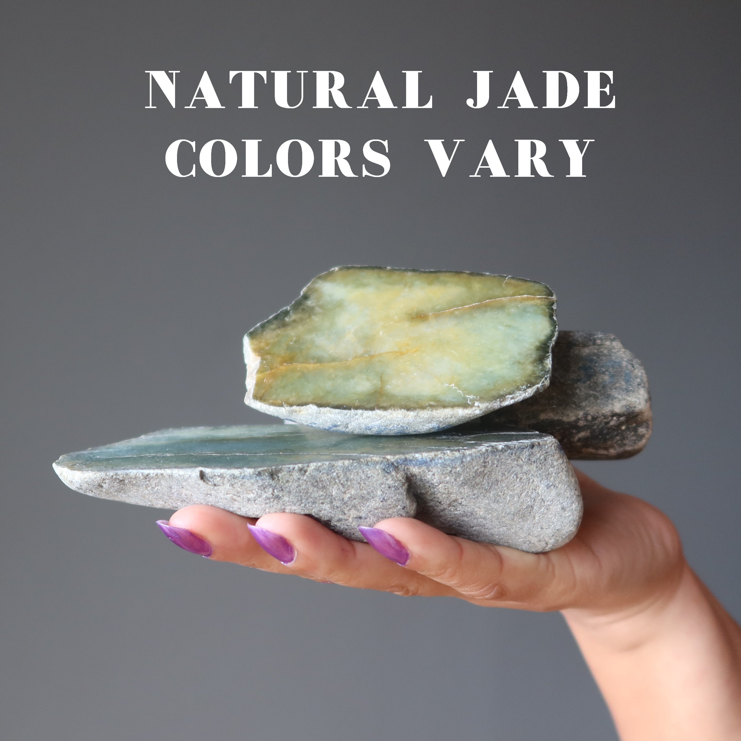 Jade Polished Raw Crystal Green Jadeite