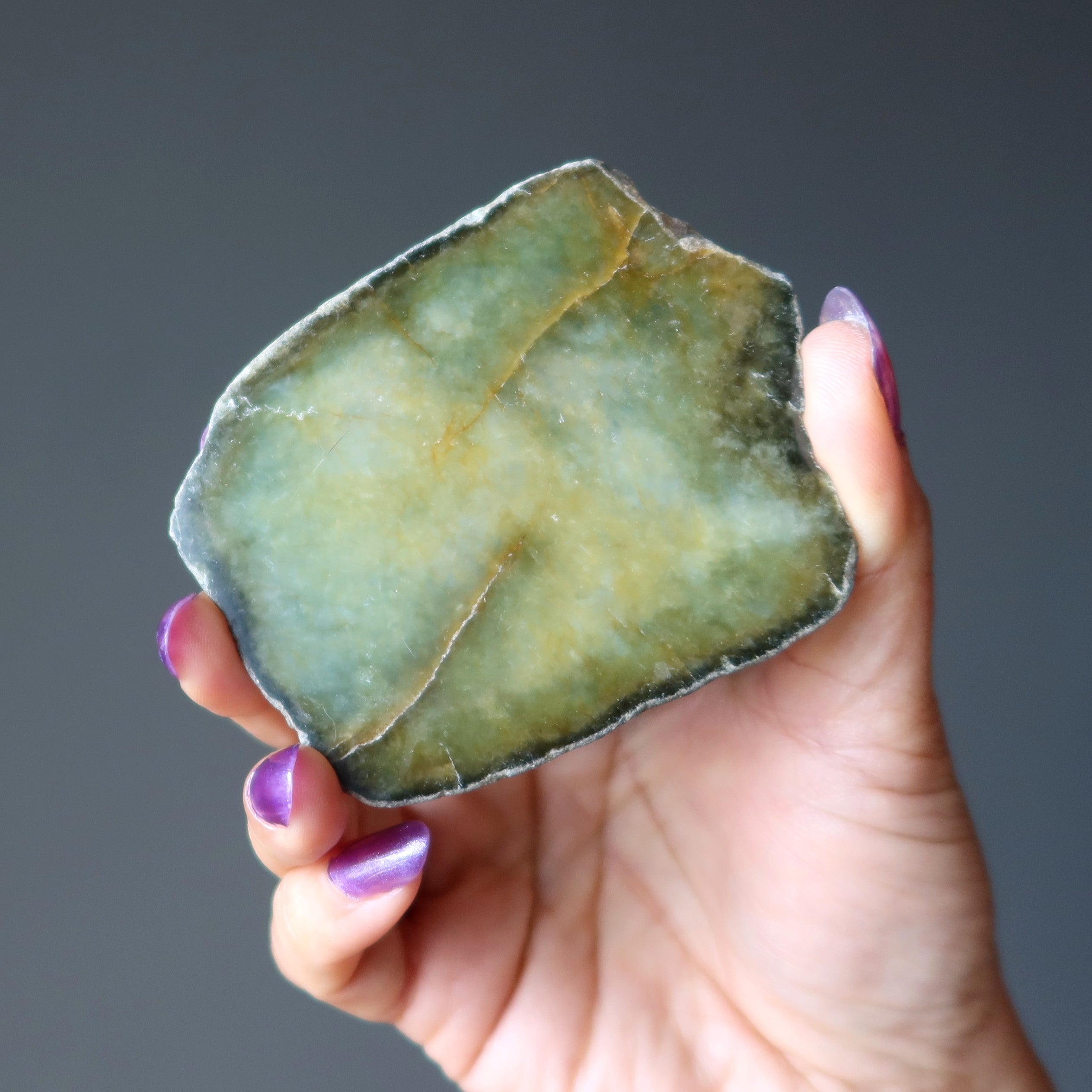 Jade Polished Raw Crystal Green Jadeite