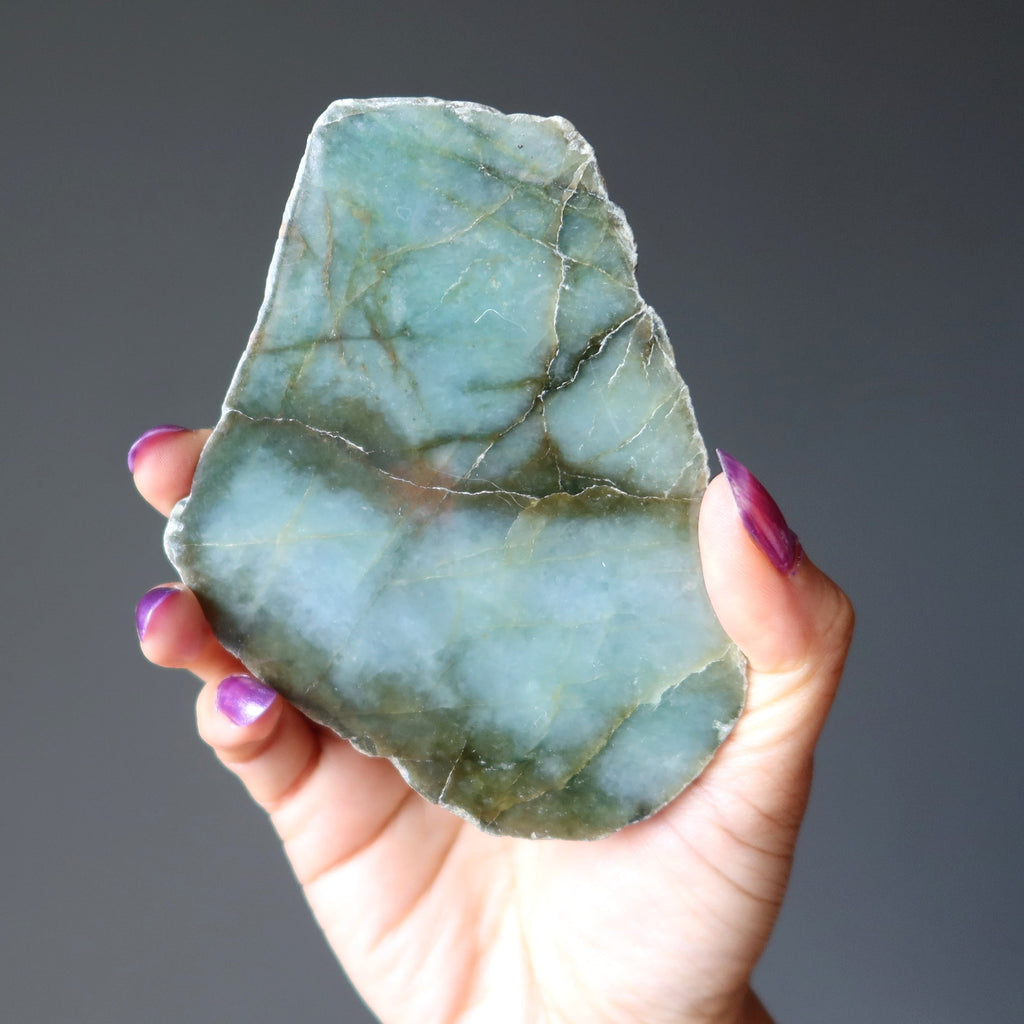 Jade Polished Raw Crystal Green Jadeite