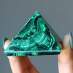 Malachite Pyramid Green Spirit of Congo
