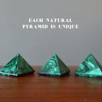 Malachite Pyramid Green Spirit of Congo