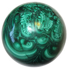 Malachite Sphere Green Swirl Soiree Crystal Ball