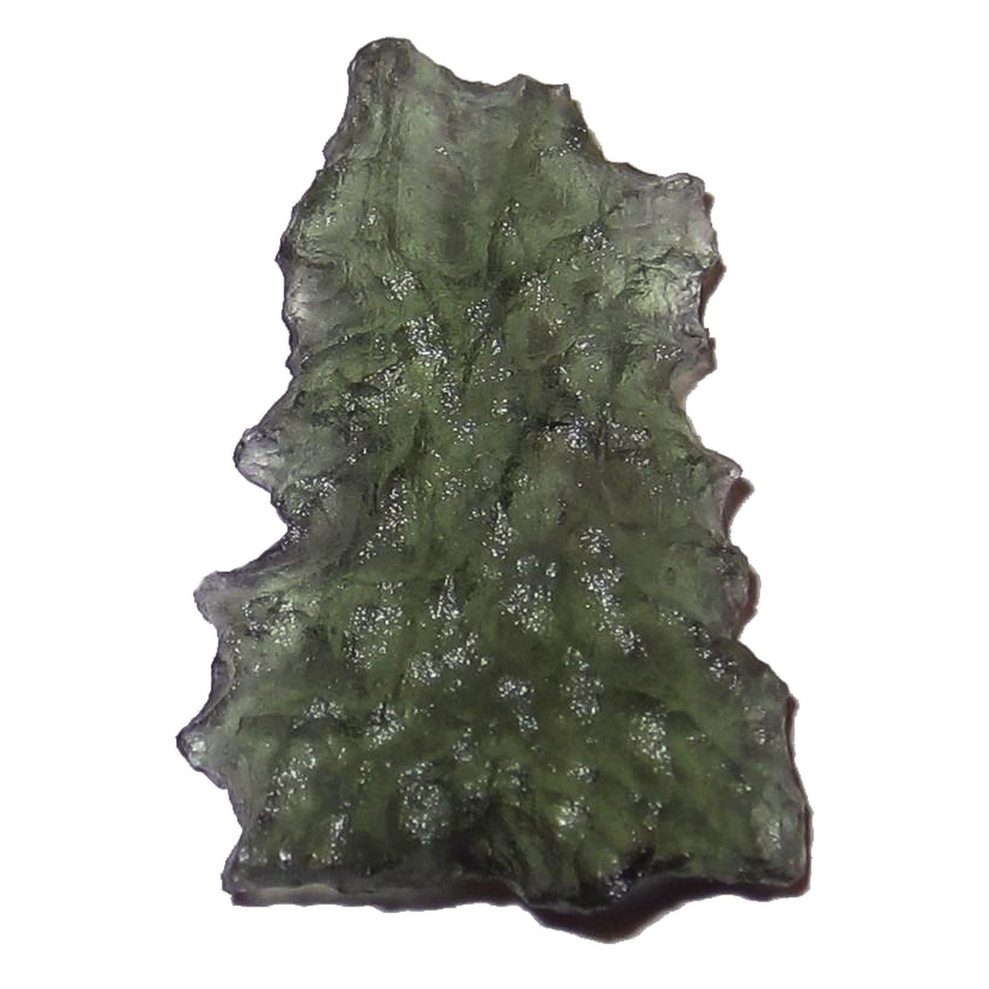 Moldavite Tektite Saw Blade Time Space Real Green Meteorite