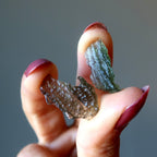 Moldavite Tektite Saw Blade Time Space Real Green Meteorite