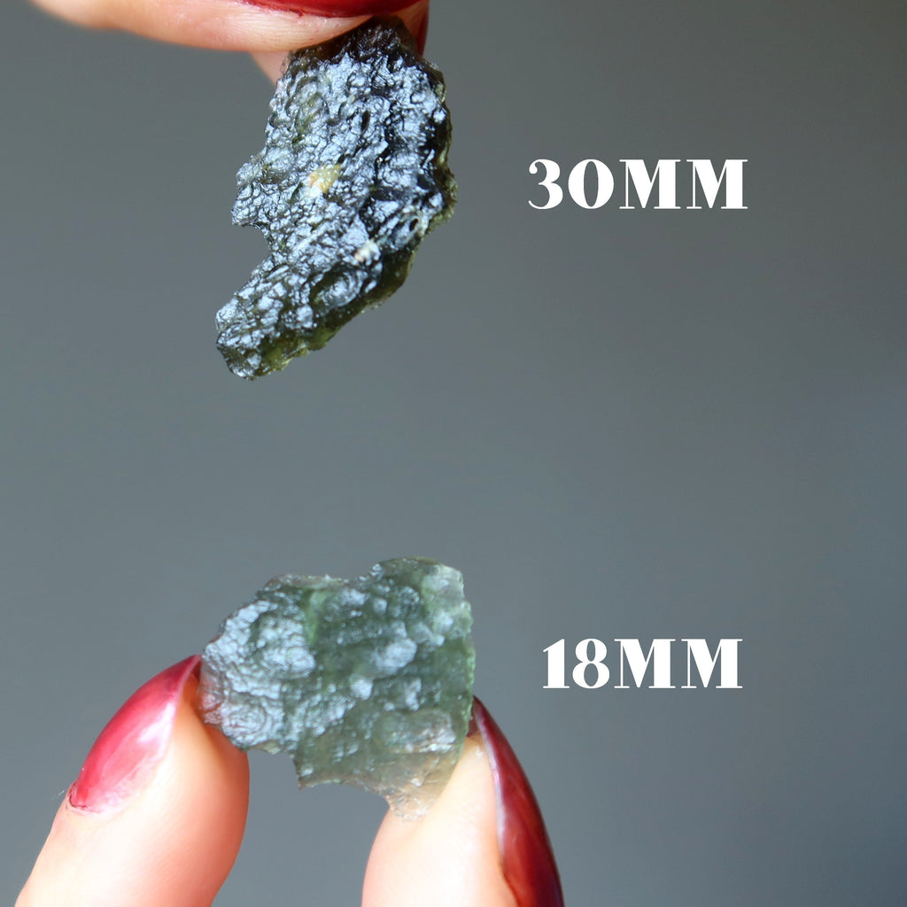 Moldavite Tektite Saw Blade Time Space Real Green Meteorite