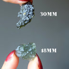 Moldavite Tektite Saw Blade Time Space Real Green Meteorite