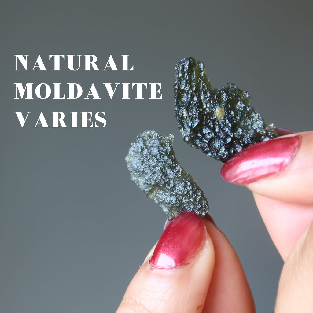 Moldavite Tektite Saw Blade Time Space Real Green Meteorite