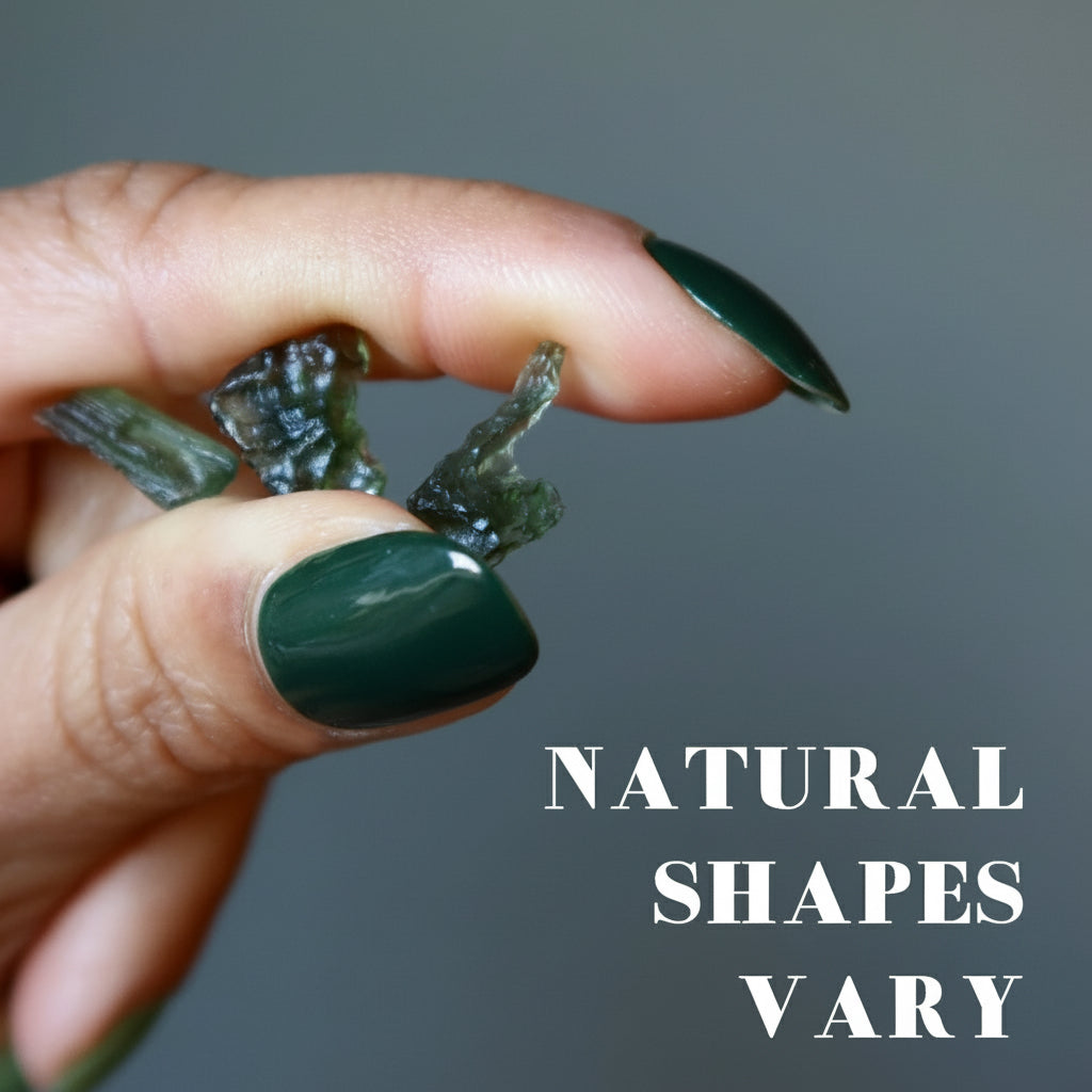 Moldavite Green Tektite My Mini Martian Alien Gem