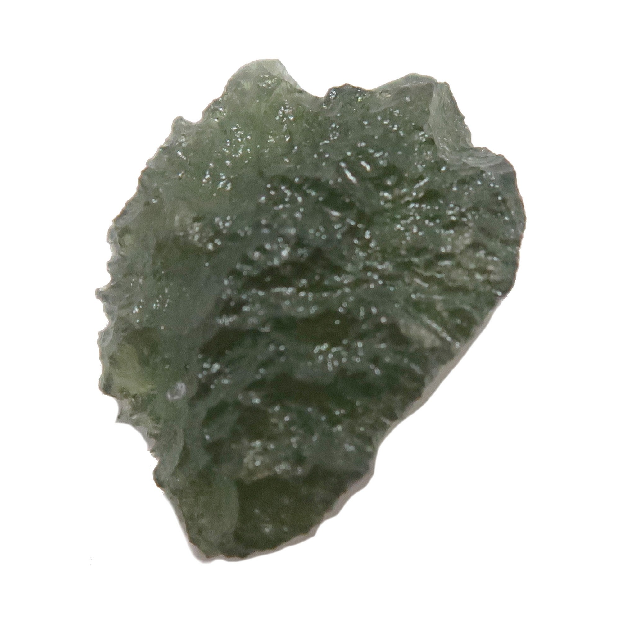 Moldavite Green Tektite Spiky Wise Porcupine