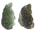 Moldavite Green Tektite Pair Cosmic Lover Soulmates