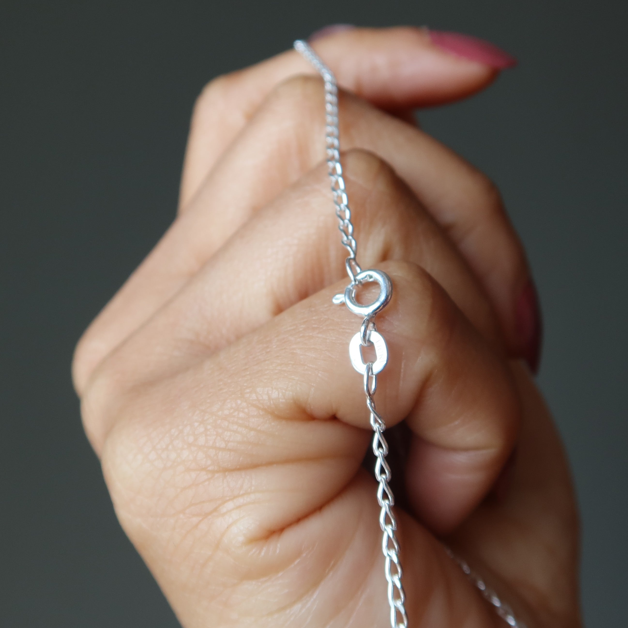 Moldavite Necklace North Star Blessings Sterling Silver