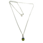 Moldavite Necklace North Star Blessings Sterling Silver