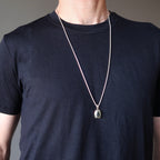 Moldavite Necklace Brilliant Shooting Star Sterling Silver