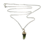 Moldavite Necklace High Vibration Gem Sterling Silver