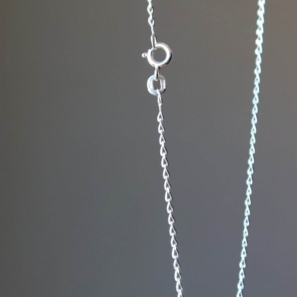 Moldavite Necklace High Vibration Gem Sterling Silver