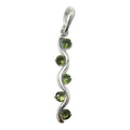 Moldavite Pendant Constellation Lyra Sterling Silver