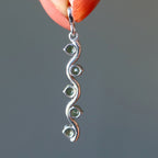 Moldavite Pendant Constellation Lyra Sterling Silver