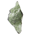 Moldavite Green Tektite Call of Karma Slim Slice