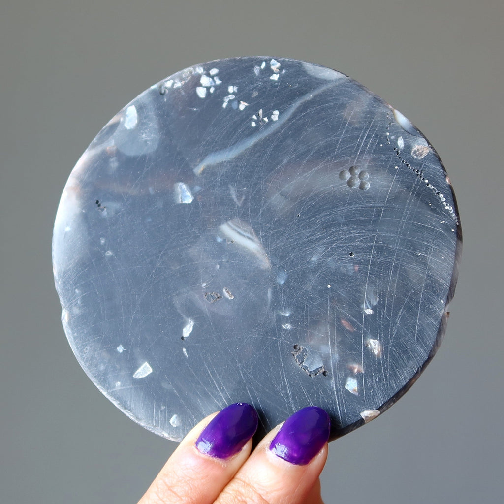Onyx Coaster Black Stone