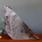 Quartz Showpiece Amethyst Smoky Crystal Trifecta